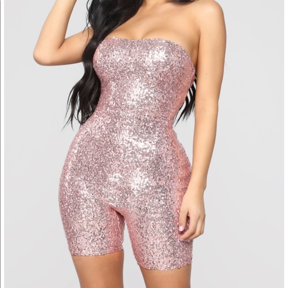 Fashion Nova Other - Pink sparkle romper
